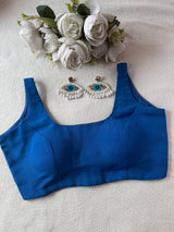 Royal Blue Classic Blouse