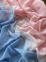 Shaded Chinnon Sarees