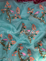 Chidiya Baag Chiffon Saree