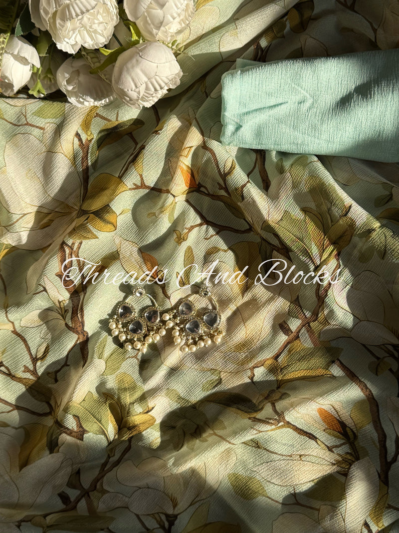 Magnolia Whispers Chinnon Saree