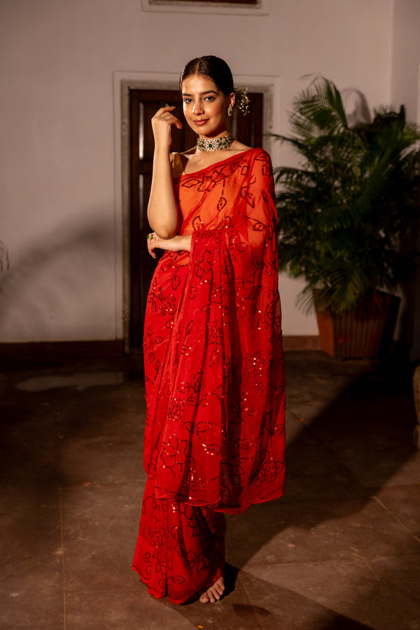 Rosey Affair Jaal Saree