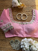 Pink Mogra Blouse
