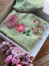 Secret Garden Chiffon Saree