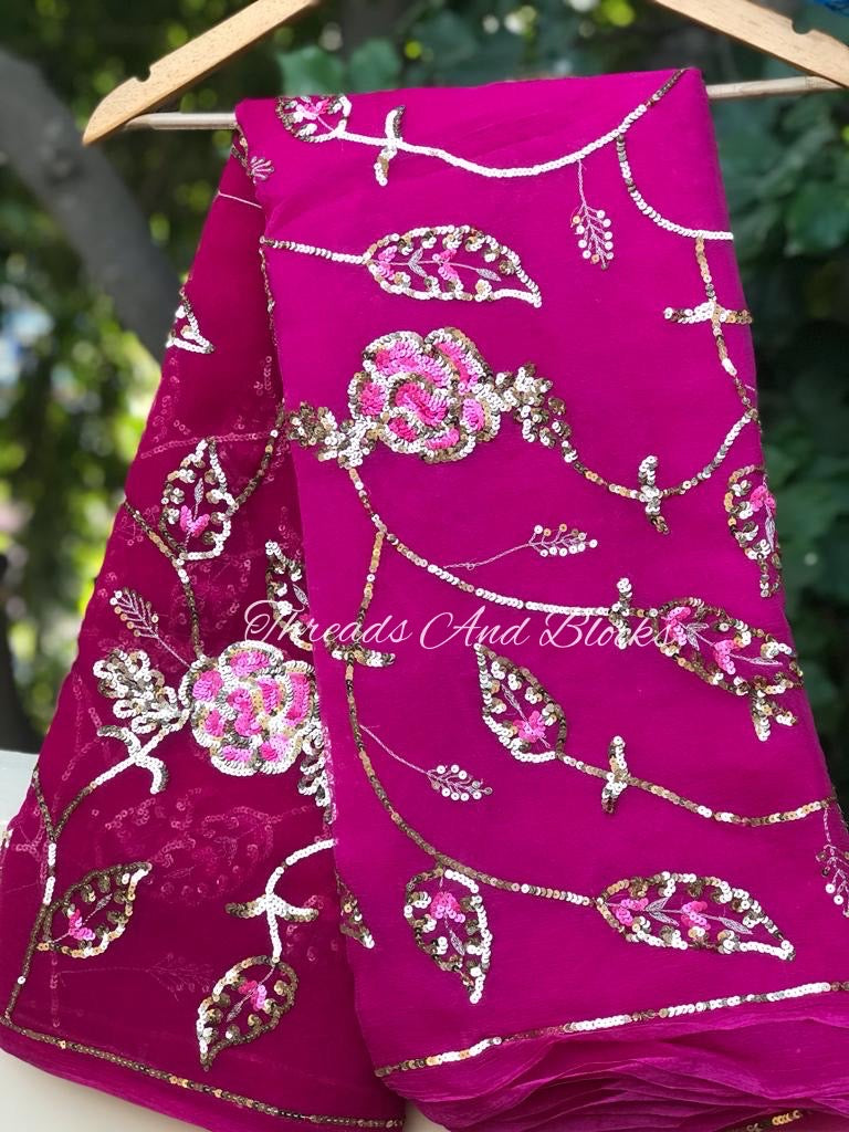 Gulab Jaal Saree